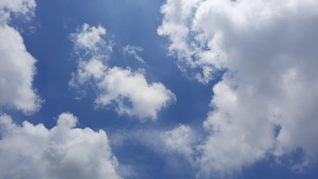 Beautiful blue sky and clouds during the day 