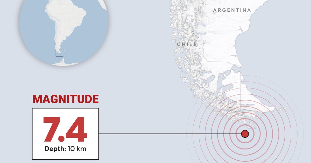 7.4 Büyüklük Depremi Şili ve Arjantin Sahili'nden grevler