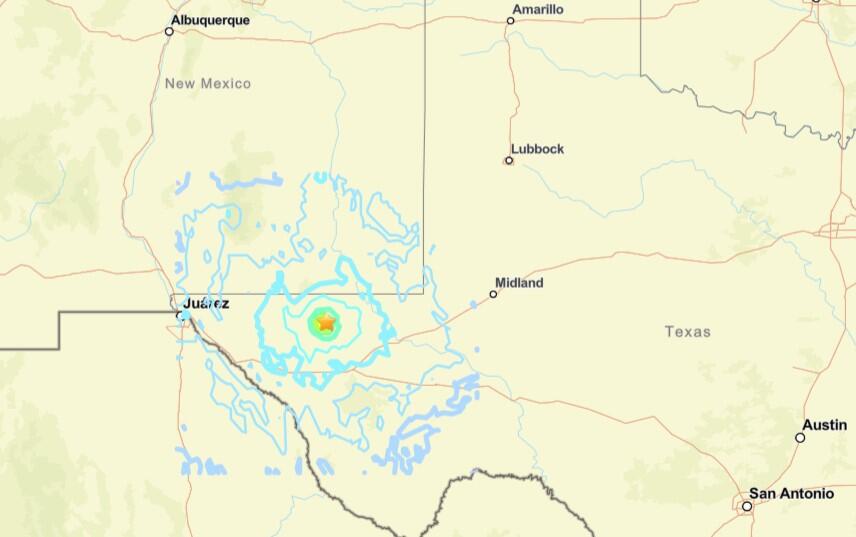 5.4magnitude earthquake rattles rural southeastern New Mexico, West