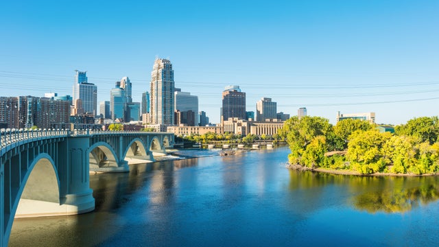 Minneapolis Skyline Minnesota USA 