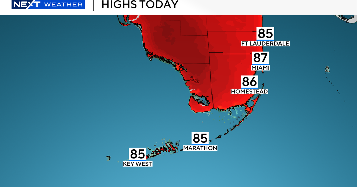 Heat is on as South Florida dries out after a couple of wet days