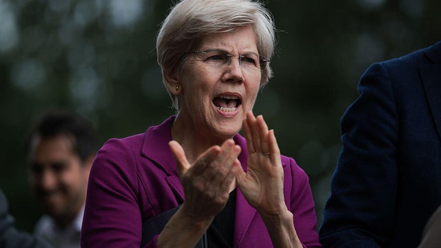 Senator Warren Holds A Press Conference On Social Security 