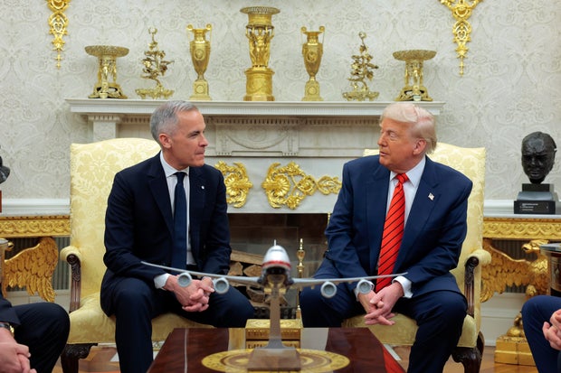 President Trump Welcomes Canadian Prime Minister Carney To The White House 
