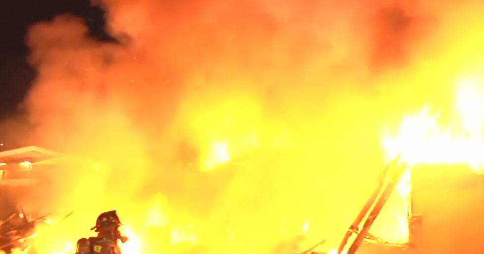 Video shows massive fire destroy Miami Gardens home