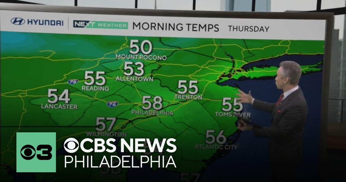 Partly cloudy Wednesday night in Philadelphia region, tracking rain for ...