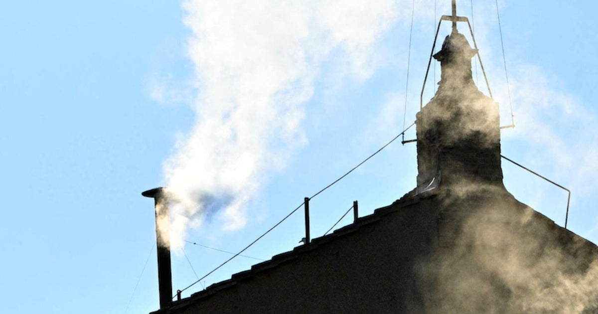 White smoke signals conclave has chosen a new pope