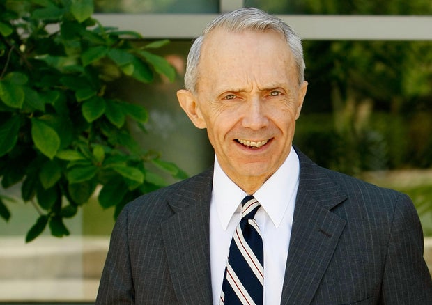 The associated judge of the United States Supreme Court, David Souter, leaves after speaking at the Law Center of the University of Georgetown on May 20, 2009, in Washington, DC
