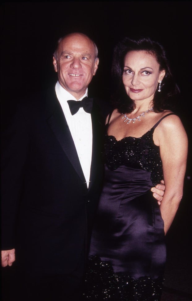 Barry Diller and Diane Von Furstenberg in Metropolitan Museum Gala, NYC - 1982