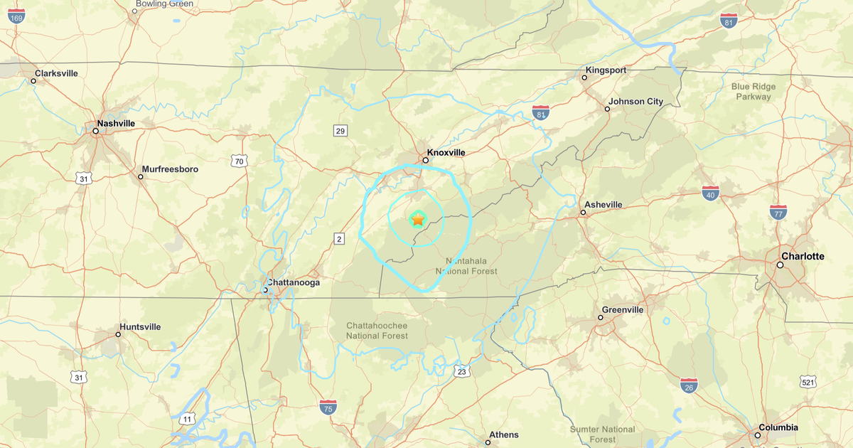 Preliminary 4.1 magnitude earthquake jolts Tennessee, parts of Georgia and North Carolina Preliminary 4.1 magnitude earthquake jolts Tennessee, parts of Georgia and North Carolina