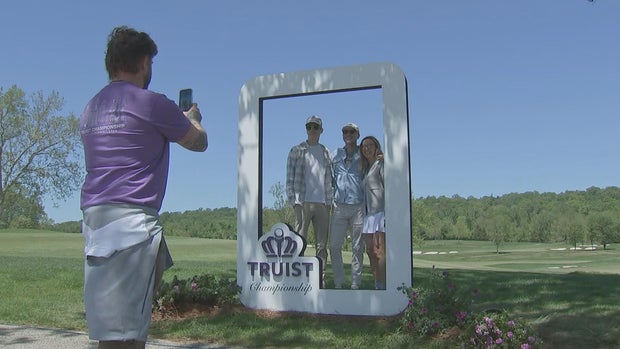 Golf fans enjoy perfect day at Philadelphia Cricket Club for day 3 of Truist Championship 