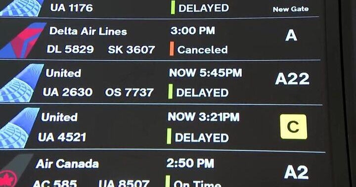 Newark Liberty Havaalanı 2 haftadan daha kısa bir sürede üçüncü sistem kesintisine maruz kalıyor ve yüzlerce uçuşu etkiliyor