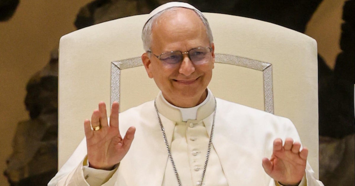 Pope Leo XIV addresses world in English, makes joke