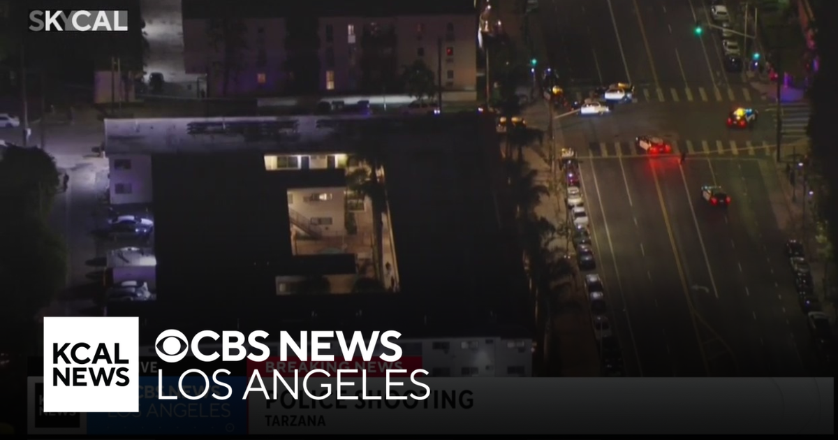 LAPD Shoots Armed Man at Tarzana Apartment Complex