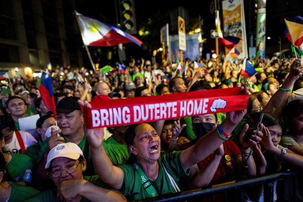 File image: In reservation in The Hague, in polling at home: Dotte's grip on the Philippines. 
