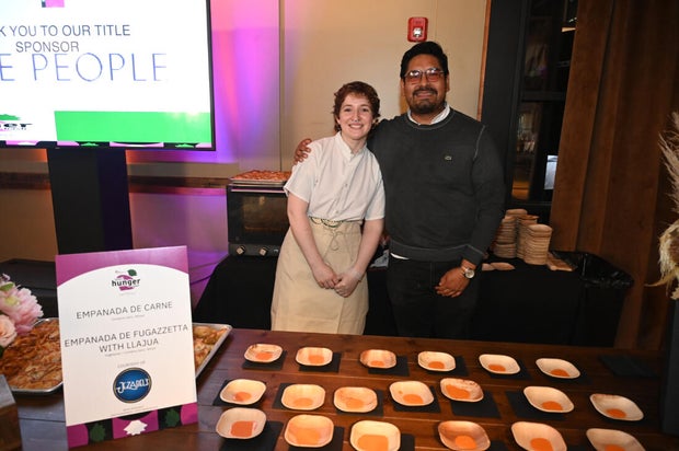 People pose for a photo at the Philabundance event 