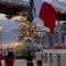 Raw Video: Mexican navy training ship hits Brooklyn Bridge