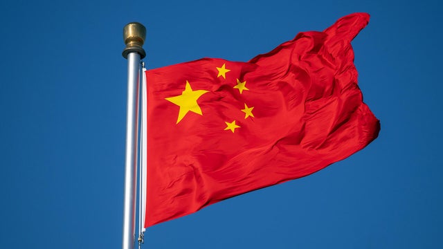 Tiananmen Square and the Great Hall of the People in Beijing Ahead of NPC 