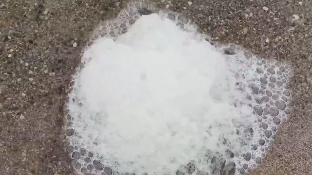 Michigan officials warn against touching foam on lakes, rivers 