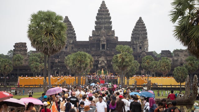CAMBODIA-SIEM REAP-ANGKOR WAT-LUNAR NEW YEAR-CELEBRATION 