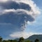 Indonesian island on alert as volcano erupts in huge ash cloud