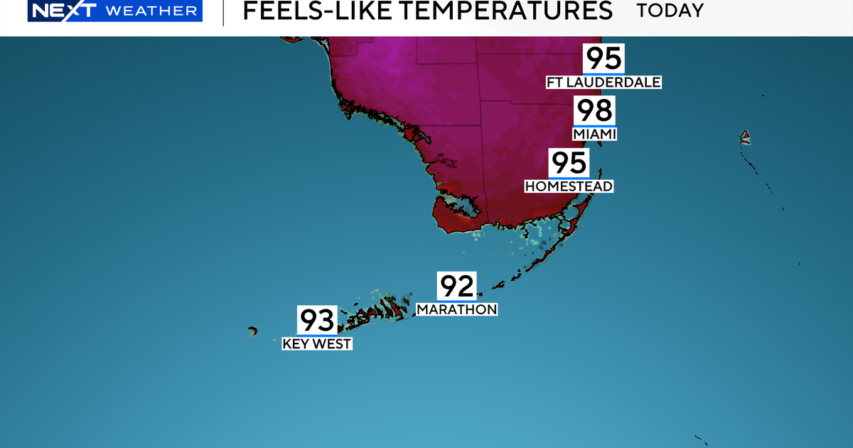 South Florida braces for a scorching week with highs near 90 and triple-digit heat index
