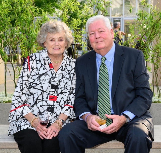 People pose for a photo at a gala for Nemours 