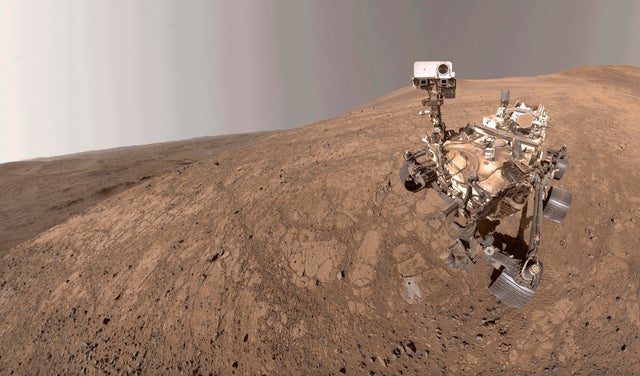 Mars Rover Selfie 