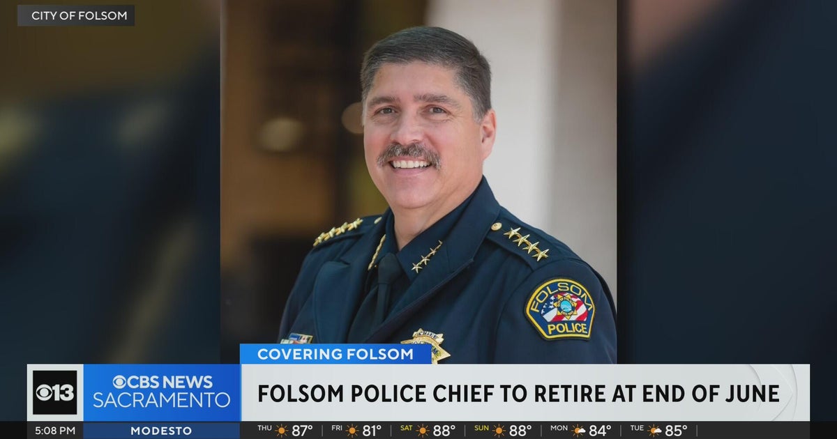 Folsoms police chief announces plans to retire at end of June