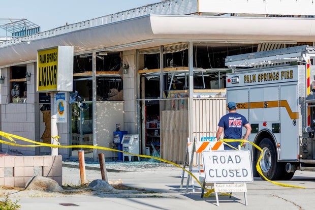 Explosion in Palm Springs, CA 