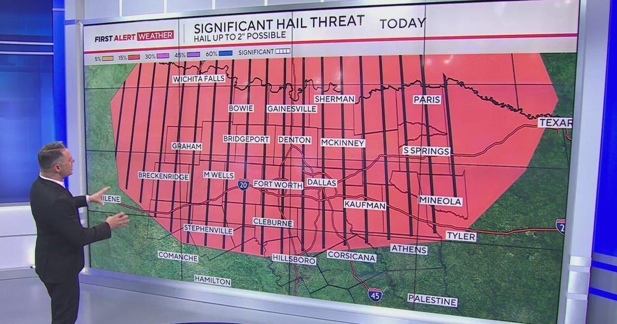 Large hail possible with scattered storms across North Texas on ...