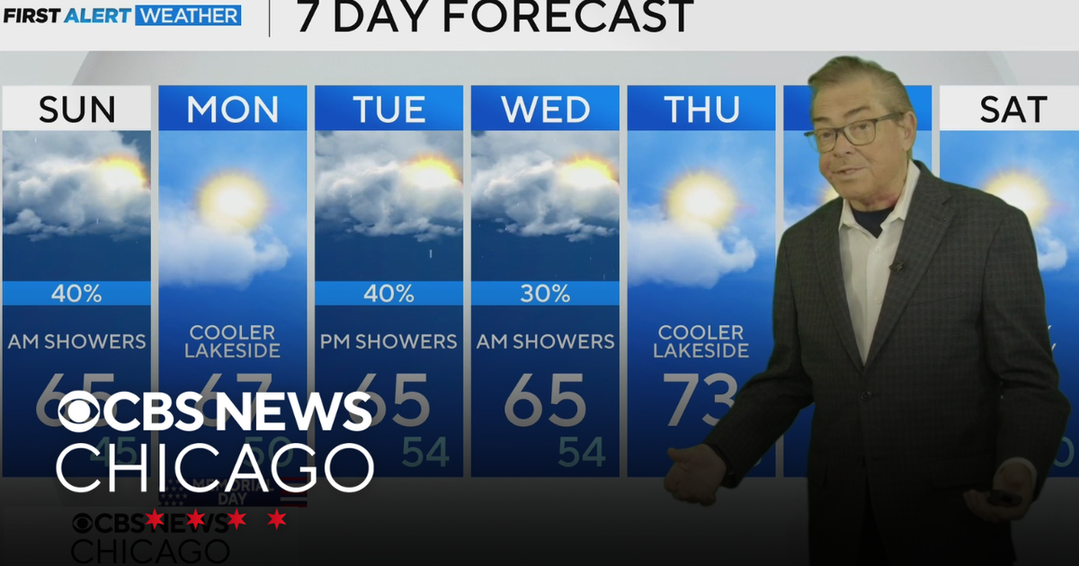 Morning showers, afternoon sunshine in Chicago - CBS Chicago