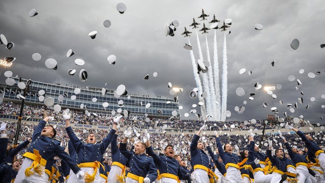President Biden Delivers The Commencement Address At The Air Force Academy In Colorado 