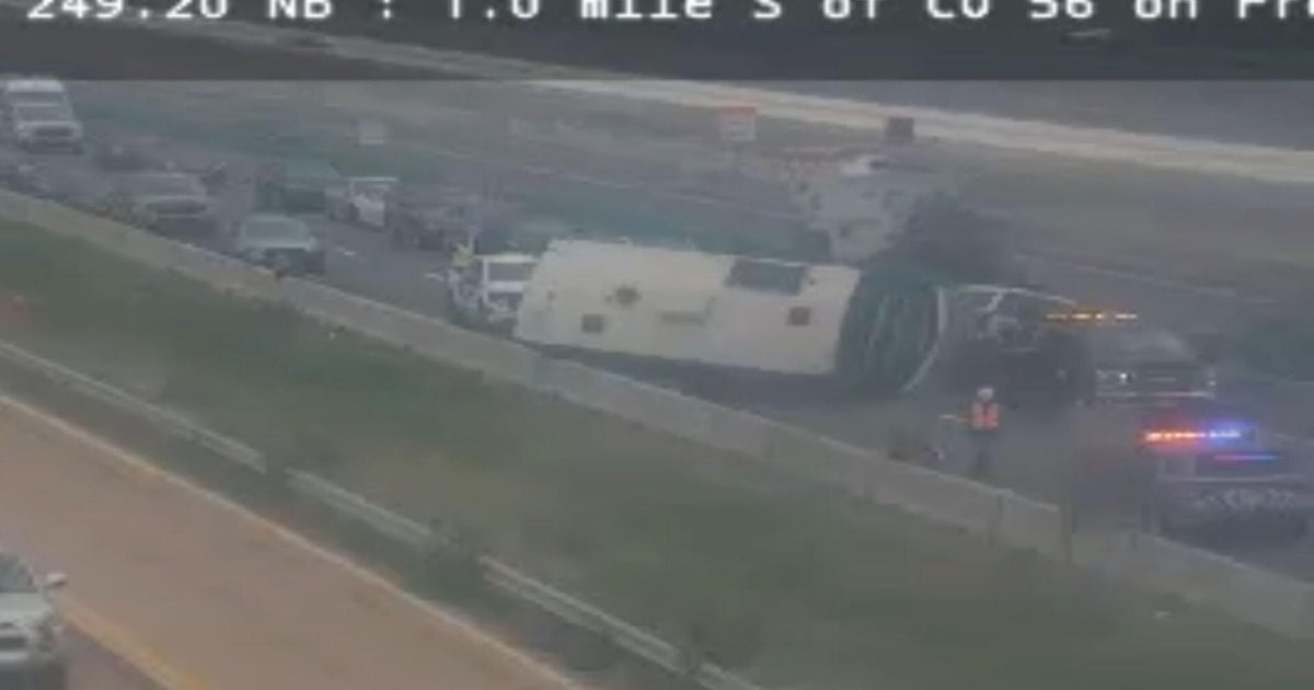Crash in Northern Colorado leads to closure of I-25 northbound - CBS ...