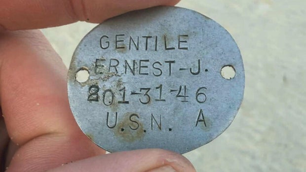 Dog tags found