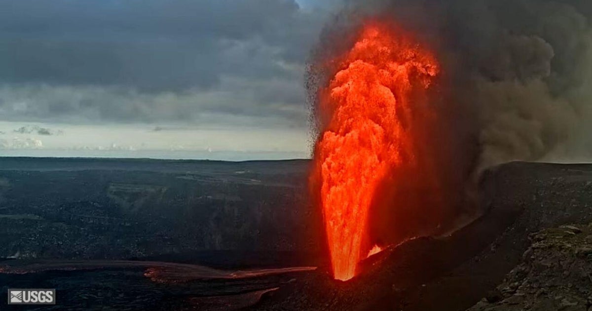 Watch: Hawaii's Kilauea volcano shoots lava fountain into air in latest eruption