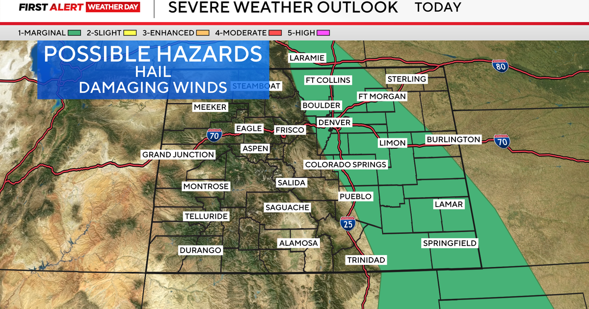 Strong to severe storms possible in Denver and along the I-25 Corridor ...