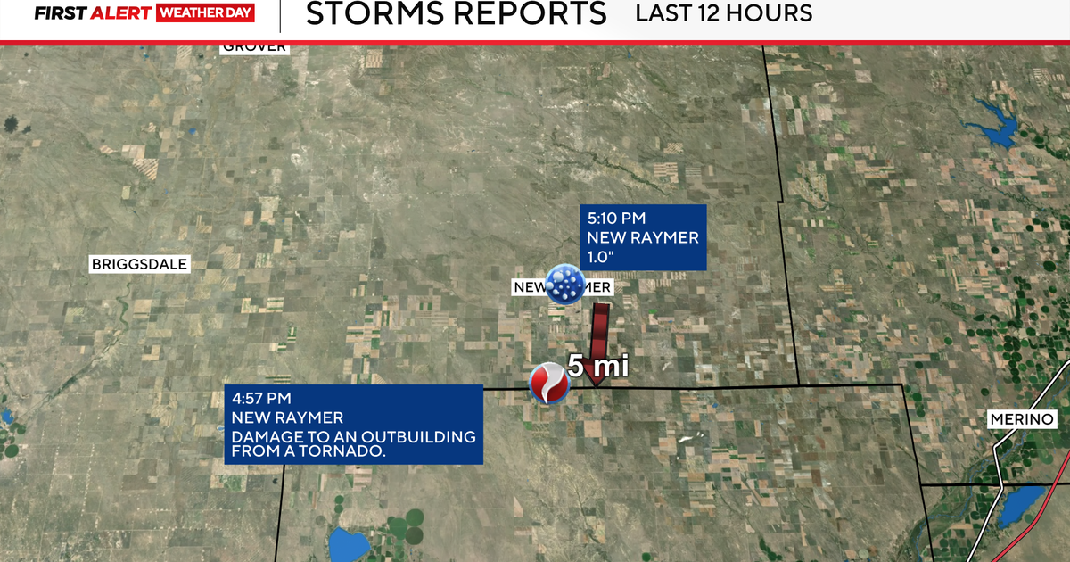 A brief tornado hit northeast Colorado Tuesday and caused damage, more ...