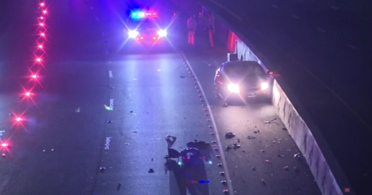 Man struck and killed by car on 710 Freeway in Long Beach - CBS Los Angeles