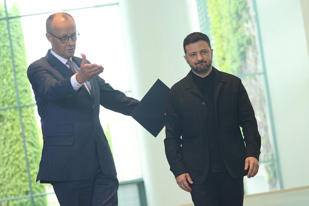 Merz Receives Ukrainian President Zelensky In Berlin 