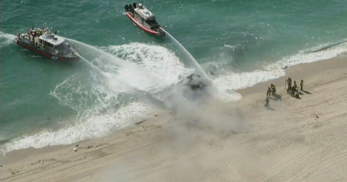 Man hospitalized after boat catches fire near Port Everglades, Fort Lauderdale Fire Rescue says