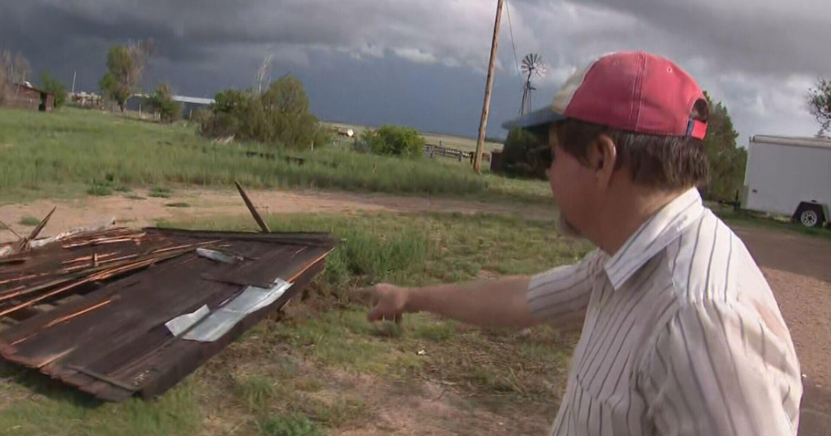 Family tours property damage after tornado hits northeastern Colorado Family tours property damage after tornado hits northeastern Colorado