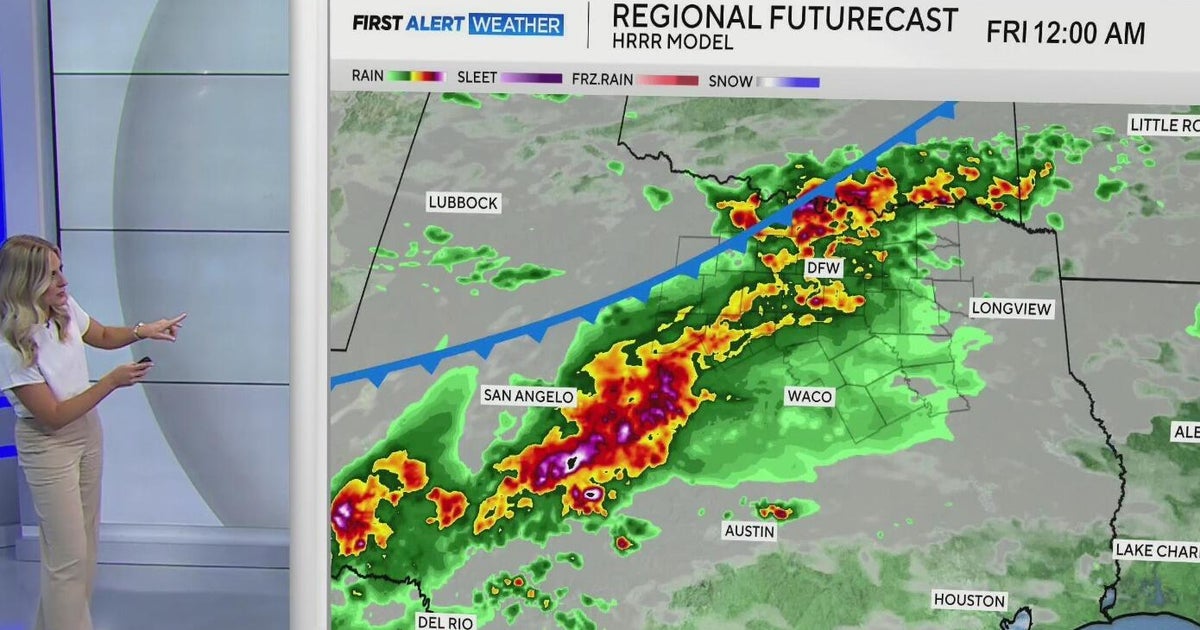 Storm threats continue Thursday for North Texas - CBS Texas