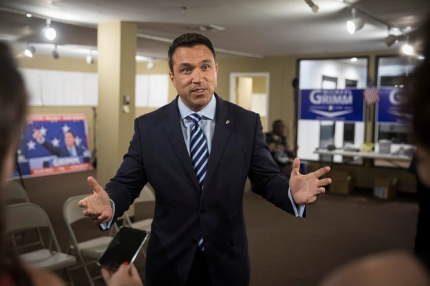 GOP NY Congressional Candidate Michael Grimm Visits Campaign HQ On Election Day