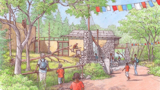 Maryland Zoo new red panda habitat 
