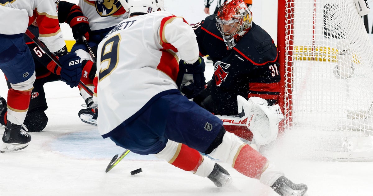 Reigning Stanley Cup champion Panthers beat Hurricanes 5-3 in Eastern final Reigning Stanley Cup champion Panthers beat Hurricanes 5-3 in Eastern final