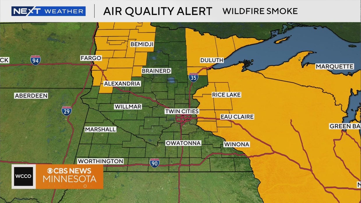 Canadian wildfire smoke brings hazy skies, air quality alerts for ...