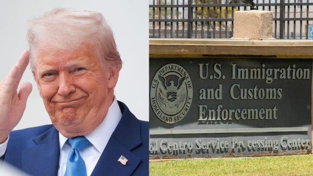 U.S. Immigration and Customs Enforcement Sign 