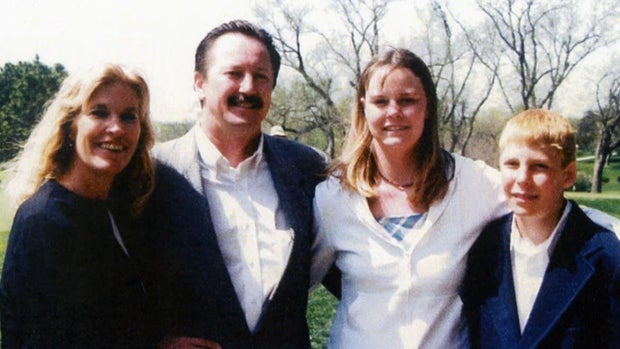 Karen Harkness and Mike Sisco with his children 