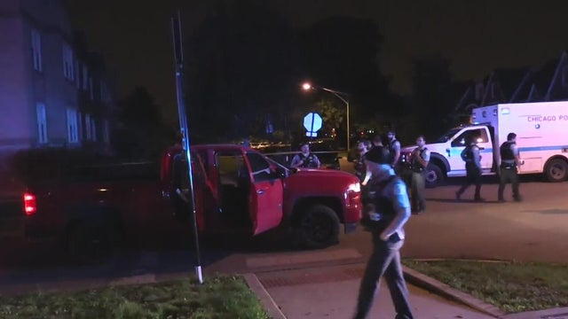 man shot after firing gun, hitting officer with truck 