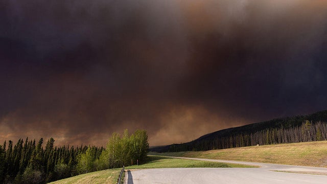 Wildfires Burn In Central Canada As Blazes Threaten Oil Sands 